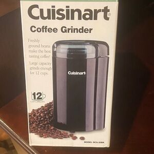 Cuisinart Coffee Grinder - Black and Silver